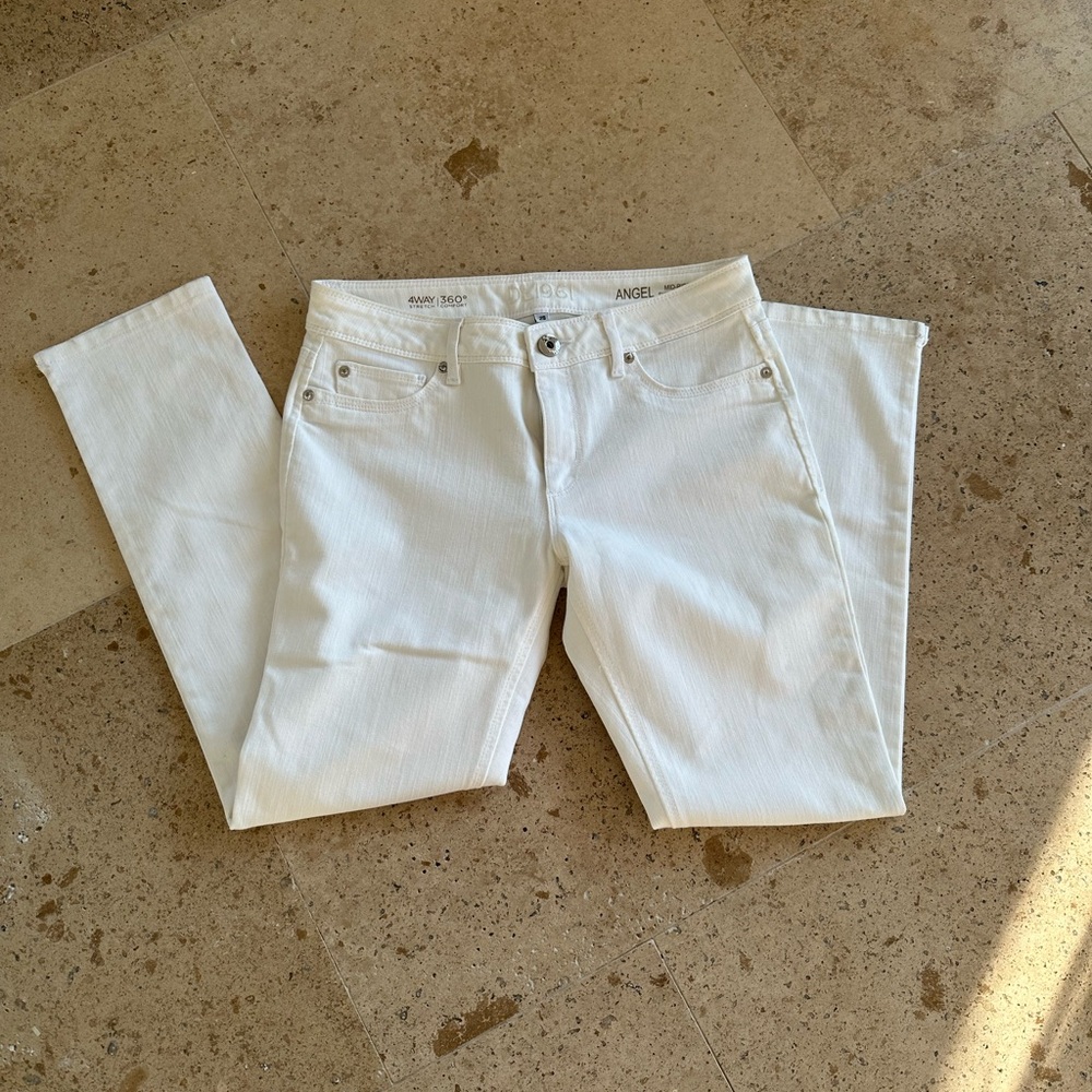 DL1961 Angel White Denim Jeans